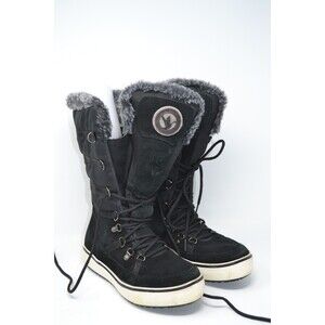 Santana Canada Women's Black Mackenzie 2743.2‎ / SA Tall Winter Boots Size 10 M